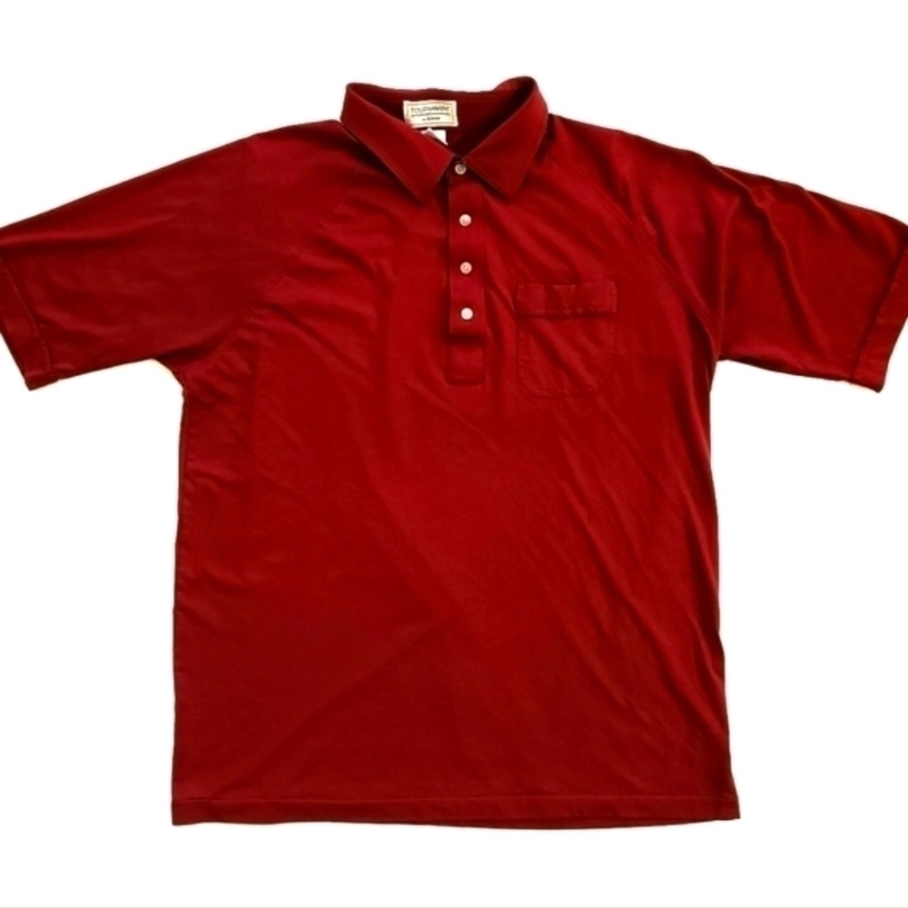 3/$20 Tournament By Arrow Maroon Polo Shirt